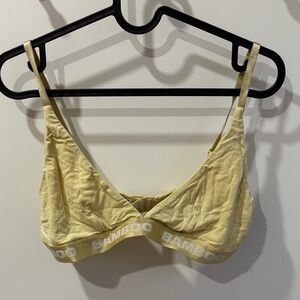 BAMBOO Women's Yellow Bra L